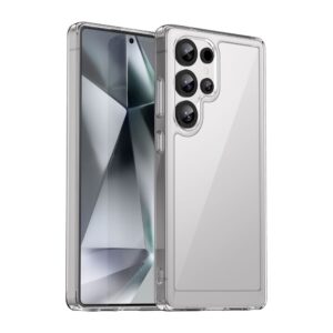 Muud kaubad Hurtel  Outer Space Case Silicone Case with Gel Frame for Samsung Galaxy S25 Ultra - Transparent 