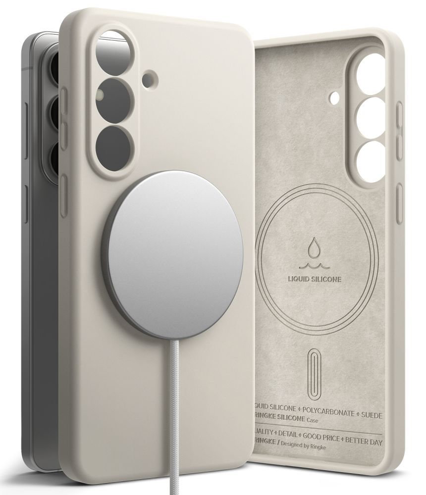 Muud kaubad Ringke Ringke Silicone MagSafe Case for Samsung Galaxy S26 - Beige