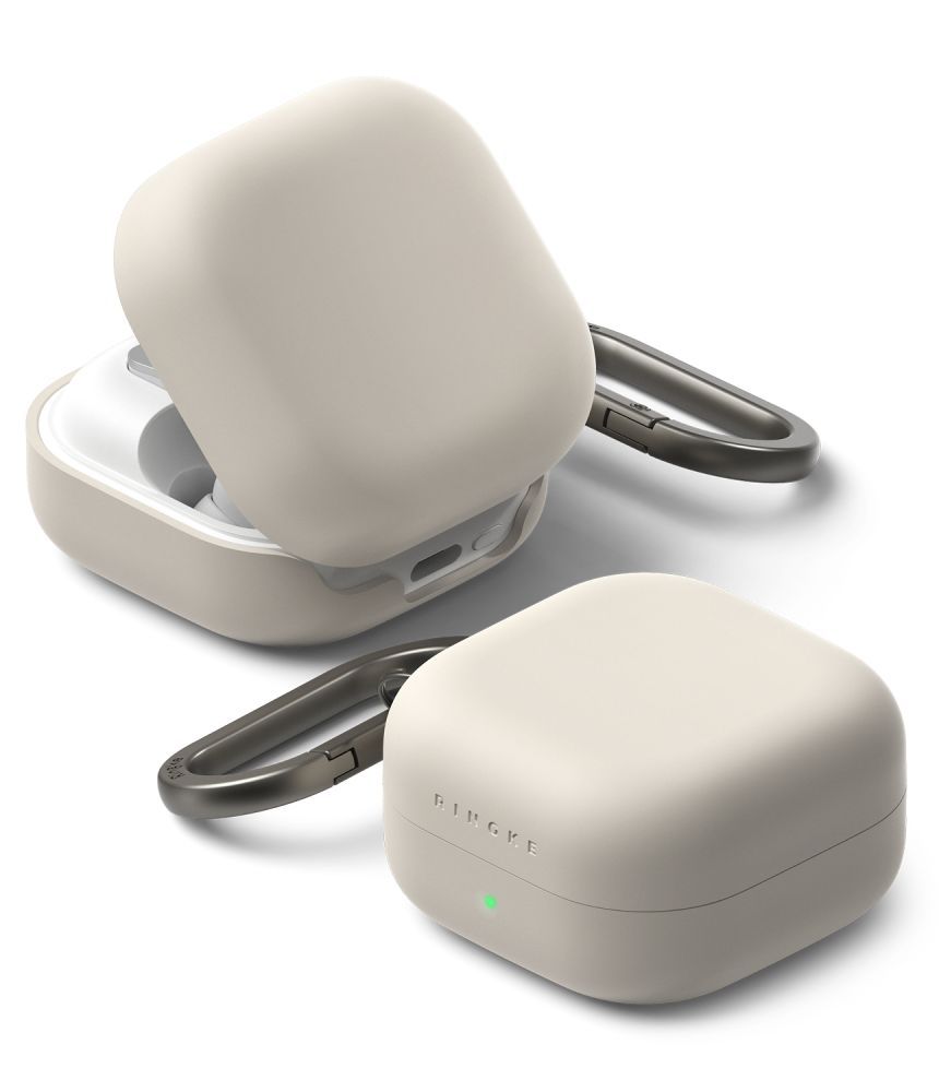 Muud kaubad Ringke Ringke Silicone Case for Samsung Galaxy Buds 4 / 4 Pro - Beige