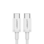 Kaabel Ugreen  Ugreen US264 60517 USB-C / USB-C PD QC AFC Cable 0.5m - White 
