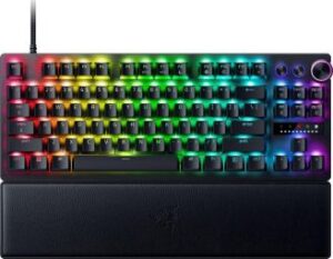 Arvuti klaviatuur Razer  Klaviatūra Razer Huntsman V3 Pro Tenkeyless Black 