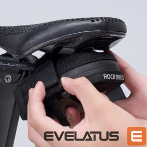 Bicycle accessory Rockbros  Rockbros Mini Saddle Bag with CO2 Cartridge Holder - Black/Green 