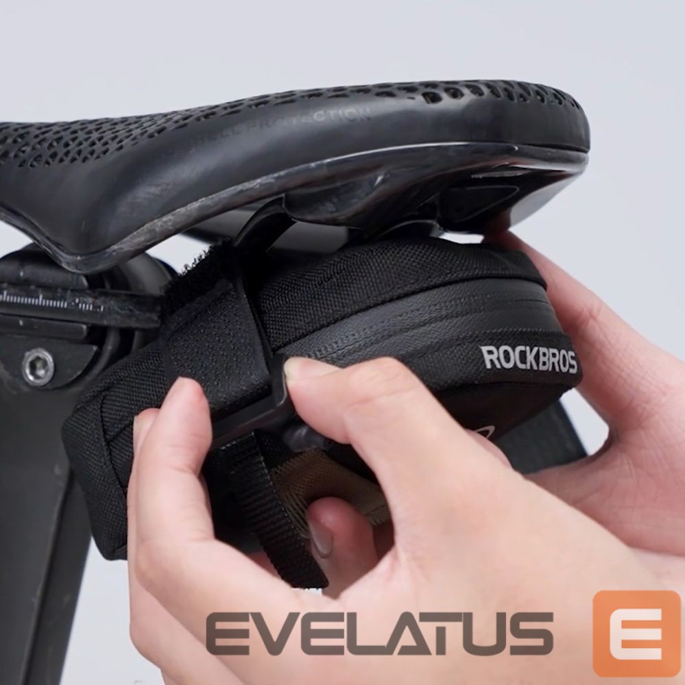 Jalgratta tarvik Rockbros Rockbros Mini Saddle Bag with CO2 Cartridge Holder - Black/Green