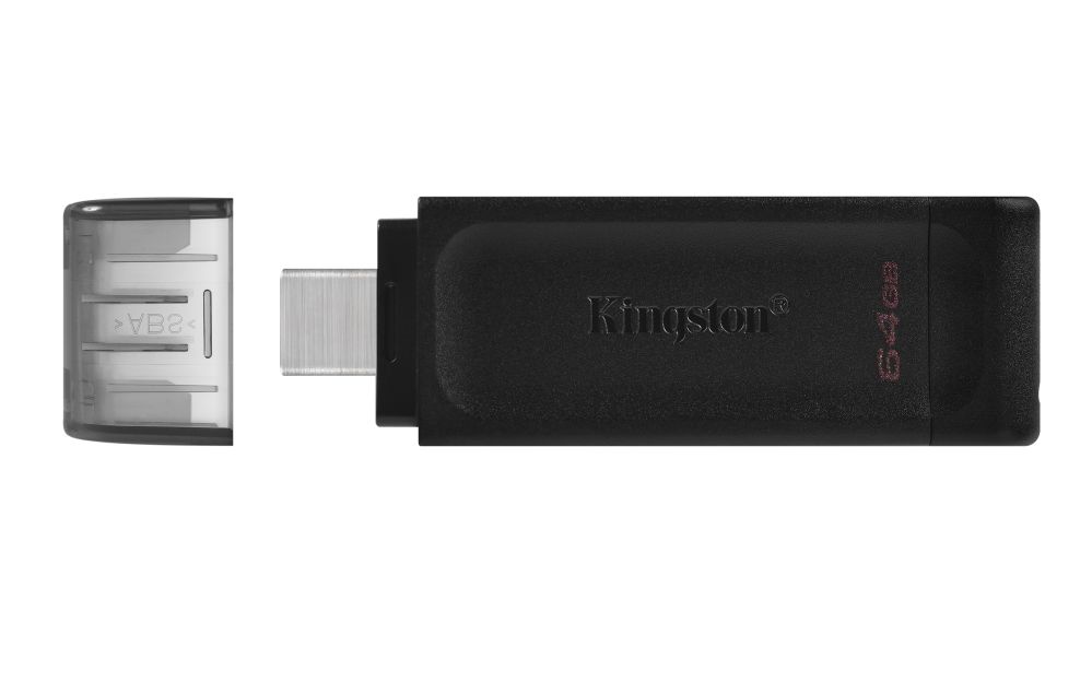 Citi Kingston Kingston pendrive 64GB USB-C DT70 black
