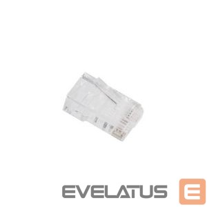 Converter Lanberg  | RJ45 CAT.6 UTP Plug 8P8C PASS Through Type, 100 pcs | PLU-6000EZ | Transparent 