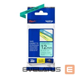 Tarvikud ja tarvikud Brother  | TZe-731 Laminated Tape | Black on Green | TZe | 8 m | 1.2 cm 