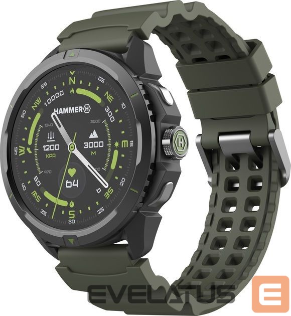Nutikell Hammer Watch 2 | Smart watch | AMOLED | 1.5” | Military Edition