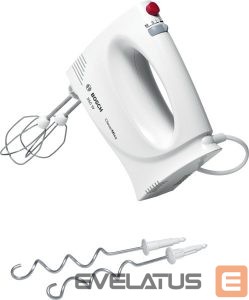 Mixers and blenders Bosch  Hand Mixer MFQ3030 Hand Mixer 350 W Number of speeds 4 Stainless steel/Plastic Turbo mode White 
