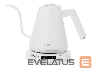 Veekeetja Adler  | Kettle | AD 1349w | Electric | 1100 W | 1 L | Stainless Steel | 360° rotational base | White 