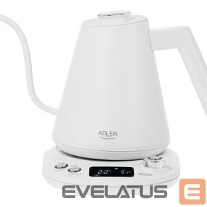 Veekeetja Adler  | Kettle | AD 1349w | Electric | 1100 W | 1 L | Stainless Steel | 360° rotational base | White 