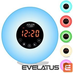 Interactive solution Adler  Wake-Up Light Alarm Clock | AD 1916 