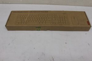 Arvuti klaviatuur Lenovo  SALE OUT.  Essential Wireless Combo Keyboard & Mouse Gen2 Black-Lithuanian |  Essential Wireless Combo Keyboard & Mouse Gen2 | Keyboard and Mouse Set | Wireless | Mouse included | Lithuanian | DAMAGED SEAL | Black 