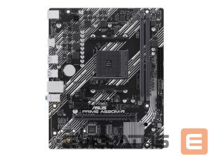 Motherboard for Intel processors Asus  PRIME A520M-R | Processor family AMD A520 | Processor socket 1 x Socket AM4 | 2 DIMM slots - DDR4, ECC, unbuffered | Supported hard disk drive interfaces SATA-600 (RAID), 1 x M.2 | Number of SATA connectors 4 