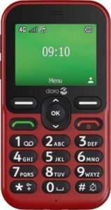 Viedtālrunis Doro  DORO E10 RED 4G 